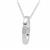 'Hope' Sterling Silver Sentiment Ring with Chain