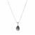 Tahitian Cultured Pearl Necklace in Sterling Silver (14 x 10mm)