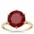 Malagasy Ruby Ring in 9K Gold 6.85cts