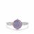 TheiaCut™ Lavender Quartz & White Zircon Sterling Silver Ring ATGW 2cts