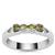 Ambanja Demantoid Garnet Ring in Sterling Silver 0.48ct