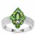 Chrome Diopside Ring in Sterling Silver 1.34cts