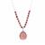 Strawberry Quartz Necklace in Sterling Silver 78.85cts