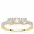Diamond Ring in 9K Gold 1.01cts
