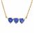AAA Tanzanite Necklace in 9K Gold 2.55cts