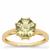 Asscher Cut Csarite® Ring in 9K Gold 2.40cts