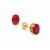 Bemainty Ruby Earrings in 9K Gold 2.40cts