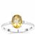 Diamantina Citrine Ring with Diamonds in Sterling Silver 1.10cts