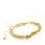 Diamantina Citrine T Bar Clasp Bracelet in Gold Tone Sterling Silver 73.85cts