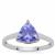 AAA Tanzanite Ring in Platinum 950 1.69cts