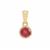 Oyo Pink Tourmaline Pendant in 9K Gold 0.75ct
