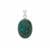 Chrysocolla Pendant in Sterling Silver 19cts