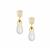 Branca Onyx Earrings in Gold Tone Sterling Silver 16.86cts