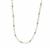 Kaori Freshwater Cultured Pearl Necklace with Amazonite in Gold Tone Sterling Silver