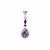 Moroccan Amethyst Pendant with African Amethyst in Sterling Silver 2.05cts