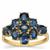 Diego Suarez Blue Sapphire Ring in 9K Gold 3.65cts