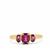 Comeria Garnet Ring in 9K Gold 1.45cts