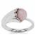 Pink Aragonite Ring in Sterling Silver 3.75cts
