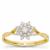'Snowflake Diamond' 1/4ct 9K Gold Ring