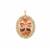 AAAA Morganite Pendant with Diamonds in 18K Gold 34.36cts