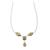 Drusy Pyrite Necklace in Sterling Silver 50cts