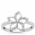 `Diamonds Ring in Sterling Silver 0.07ct