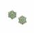Aquaiba™ Beryl Earrings with Diamonds in 9K Gold 1.35cts