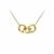 'Infinity' Necklace in 9K Gold 46cm/18'