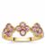 Ilakaka Hot Pink Sapphire Ring in 9K Gold 0.95ct