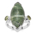 Chemin Opal Ring with Red Dragon Peridot in Sterling Silver 10cts