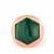 Malachite Ring in Gold Tone Sterling Silver 12.15cts