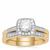 Diamond Ring in 18K Gold 0.82cts