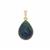 Azure Malachite Pendant in Gold Plated Sterling Silver 8.17cts