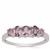 Sakaraha Pink Sapphire Ring in Sterling Silver 1ct
