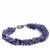 Tanzanite Bracelet with Magnetic Lock in Sterling Silver 98.45cts