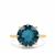 London Blue Topaz Ring  in 9K Gold 8.30cts