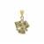 Csarite® Pendant with White Zircon in 9K Gold 2.20cts