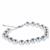Akoya Cultured Pearl Bracelet  in Rhodium Plated Sterling Silver (8mm)