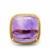 Rose de France Amethyst Ring in Gold Tone Sterling Silver 33.20cts
