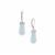Aquamarine Earrings in Sterling Silver 10.78cts 