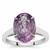 The Lazare Cut Rose De France Amethyst Ring in Sterling Silver 5.50cts