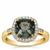 Burmese Spinel Ring with Diamond in 18K Gold 2.89cts