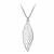 Necklace  in Rhodium Plated Sterling Silver