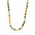 Watermelon Agate Necklace in Gold Tone Sterling Silver 180cts