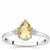 Diamantina Citrine Ring with Diamonds in Sterling Silver 1ct