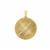 Ratanakiri White Zircon Pendant in Gold Plated Sterling Silver 0.25ct