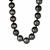 Faceted Tahitian Cultured Pearl Necklace in Sterling Silver (13mm)