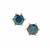 Blue Diamonds Earrings in 9K Gold 0.36ct