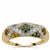 Multi Colour Diamonds Ring in 9K Gold 0.77ct