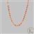 Kimbie Orange Calcite Graduated Necklace, 18 Inch 142cts